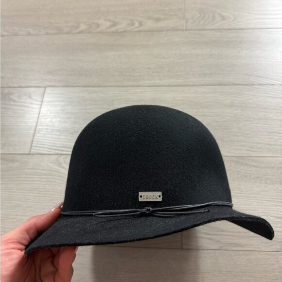 Chuck Quality Goods Black Wool Bucket Hat - Picture 3 of 7